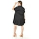 thumbnail image 3 of Vestido de popelina Roman Fashion /Tallas Extras, 003 (Negro) negro 40, 3 of 5