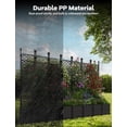 thumbnail image 4 of Caja de Plantas de Plástico de 3/4/7 Pzas con Enrejado de Metal, Cama de Jardín Elevada con Macetero de Enrejado para Plantas Trepadoras, Caja de Macetero Elevada para Exteriores con Pantalla de, 4 of 7