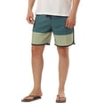 thumbnail image 4 of INSPIRE CHIC Men's Shorts Striped Beach Shorts Color Block Board Surfing Shorts, 4 of 6
