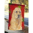 thumbnail image 2 of Carolines Treasures SC9584CHF Cocker Spaniel Red Snowflake Christmas Flag Canvas House Size, 2 of 4