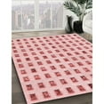 thumbnail image 3 of Ahgly Company Machine Washable Indoor Rectangle Transitional Red Area Rugs, 8' x 10', 3 of 7