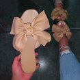 thumbnail image 1 of Sandalias Mujer Zapatillas planas Punta abierta Bow-Knot Cómodos zapatos romanos de playa Flip Flop Wmkox8yii  hj789, 1 of 5