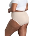 thumbnail image 4 of Fit for Me by Fruit of the Loom Women's Plus Size Breathable Micro-Mesh Brief Underwear, Multipacks, Sizes 1X-5X, 4 of 9