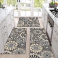 thumbnail image 2 of Farmhouse Kitchen Rug Sets 3 Piece, Non Slip Kitchen Rugs and Mats Set, Boho Kitchen Mats for Floor, Vintage Washable Kitchen Floor Rugs for Hallway Laundry Room, 2 of 6