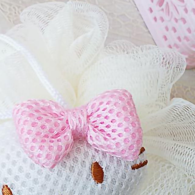 Loofah, Bola de baño Depurador de baño de Dibujos Animados Lindo Bola de baño Verdadera Excelencia