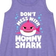 thumbnail image 2 of Baby Shark - Don't Mess With Mama Shark - Toddler and Youth Girls A-line Dress, 2 of 5