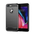 thumbnail image 1 of PANDACO Black Brushed Metal Case for iPhone 7 Plus or iPhone 8 Plus, 1 of 3