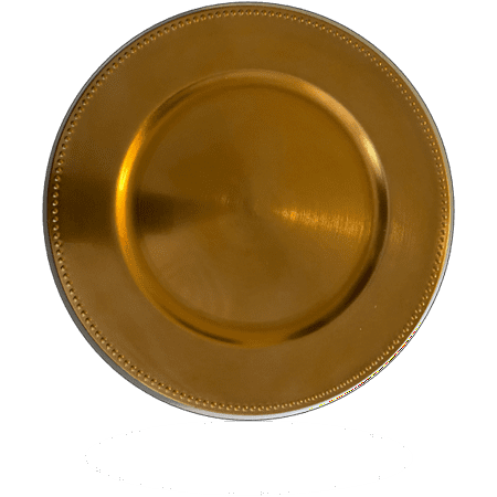 

Richland Beaded Charger Plate 13\ Gold Set of 12