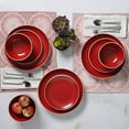 thumbnail image 4 of Gibson Home Remi 12pc Dinnerware Set - Red, 4 of 6