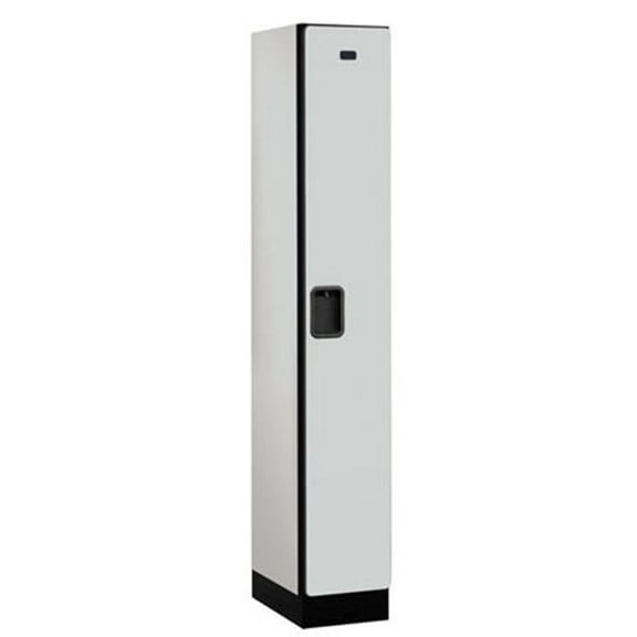Salsbury Industries 31168GRY 6 ft. H x 18 in. D Designer Wood Locker - Single Tier - 1 Wide - Gray