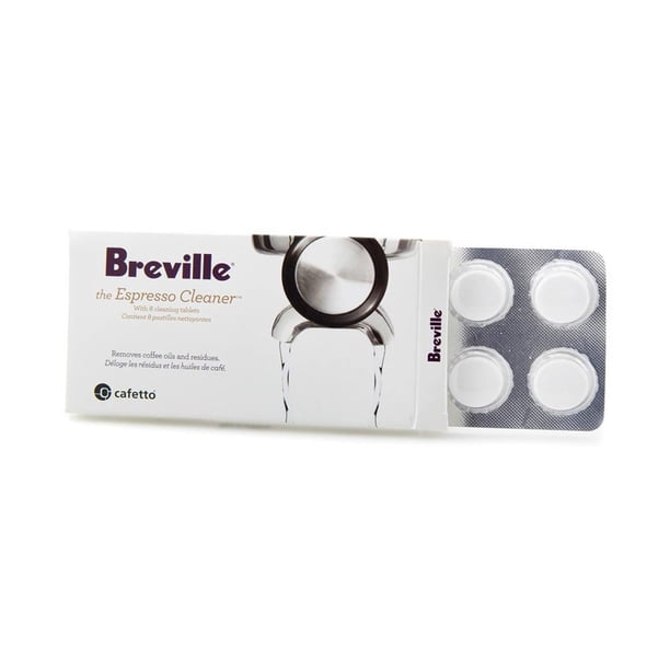 Breville Espresso Cleaning Tablets Cápsulas de limpieza Limpiador de máquinas de café Paquete de 8 BEC2500