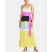 Rachel Rachel Roy Laurel Colorblocked Maxi Dress Multi Combo S