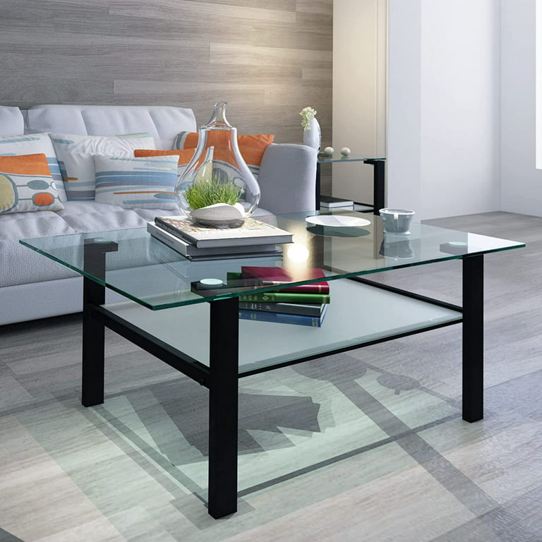 Holaki Glass Coffee Table And End
