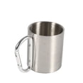 thumbnail image 2 of Taza de Viaje de Acero inoxidable Taza Portátil de Gran Capacidad con Asa Actividades Al Aire Libre Taza de Acero inoxidable de Diseño Suave para Acampar, Caminar, Viajar o ir de, 2 of 7