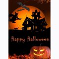 thumbnail image 1 of Citrouille d'Halloween - Peinture Diamant Ronde DIY 5D (Toile), 1 of 3