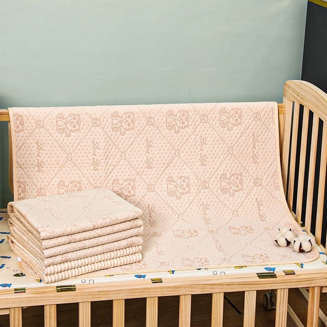 Almohadilla para pañales para bebés, impermeable, lavable, de algodón de colores, almohadilla para pañales para bebés, almohadilla para el cuidado maternal, tapete para menstruación de verano