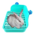 Rabbit Toilet, Cage Box Potty Trainer Corner Litter Bedding Box Pet