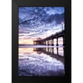 thumbnail image 2 of Anonymous 11x14 Black Modern Framed Museum Art Print Titled - Manhattan Beach Pier, California, 2 of 5