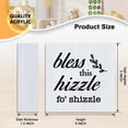 thumbnail image 3 of Zomyto 5x5 Inches Bless This Hizzle For Shizzle Wooden Sign Desk Decor,Inspirational Wood Block Sign Desk Decorations For Farmhouse Home Dining Room Desk Shelf Table Decor Funny Housewarming Gifts, 3 of 7