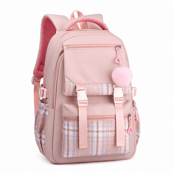 ELORIAH Travel Laptop Backpack 20 Inch Extra Large Backpacks for Teens, Water Resistant Women Back Pack, Cute Anti Theft Travel, Durable Lightweight Backpack (Pink)