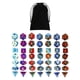 thumbnail image 4 of de dados poliédricos acrílicos, juguetes D8 D10 D12 D20 con bolsa para s DND, s de RPG, enseñanza de matemáticas Hugo Dados poliédricos, 4 of 7