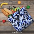 thumbnail image 4 of KLL Blue Lightning2 Pattern Aesthetic Tote Bag for Women Beach Bag Shopping Bags Shoulder Bag Reusable Grocery Bags, 4 of 5