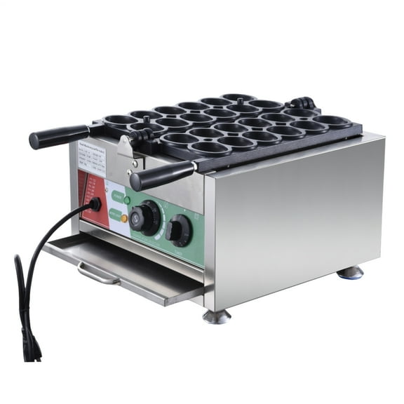 ZHAO Hotel Waffle Maker Non-Stick Waffle Ball Iron 1800W Portable Muffins Baking Machine Commercial Egg Puff for Restaurant Cafe Tea Shop delightful