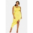 thumbnail image 3 of Women's Plus Size Naya Strappy Asymmetrical Knot Detail Midi Dress, 3 of 4