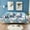 Blue_New#165128, variant on Stretch Sofa Cover for Loveseats - Machine Washable Slipcover with Modern Print, Blue Gray Polyester Fabric Protects Furniture from Stains & Wear
