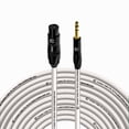 thumbnail image 1 of Coluber Cable Balanced XLR Female to 1/4" TRS Male Cable Pro Audio Connector, 1 of 7