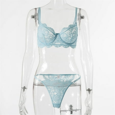 Generic Sexy Women s Small Chest Gathered Sweet Retro Pure Desire Girl Lingerie Set Lace Bra 14967