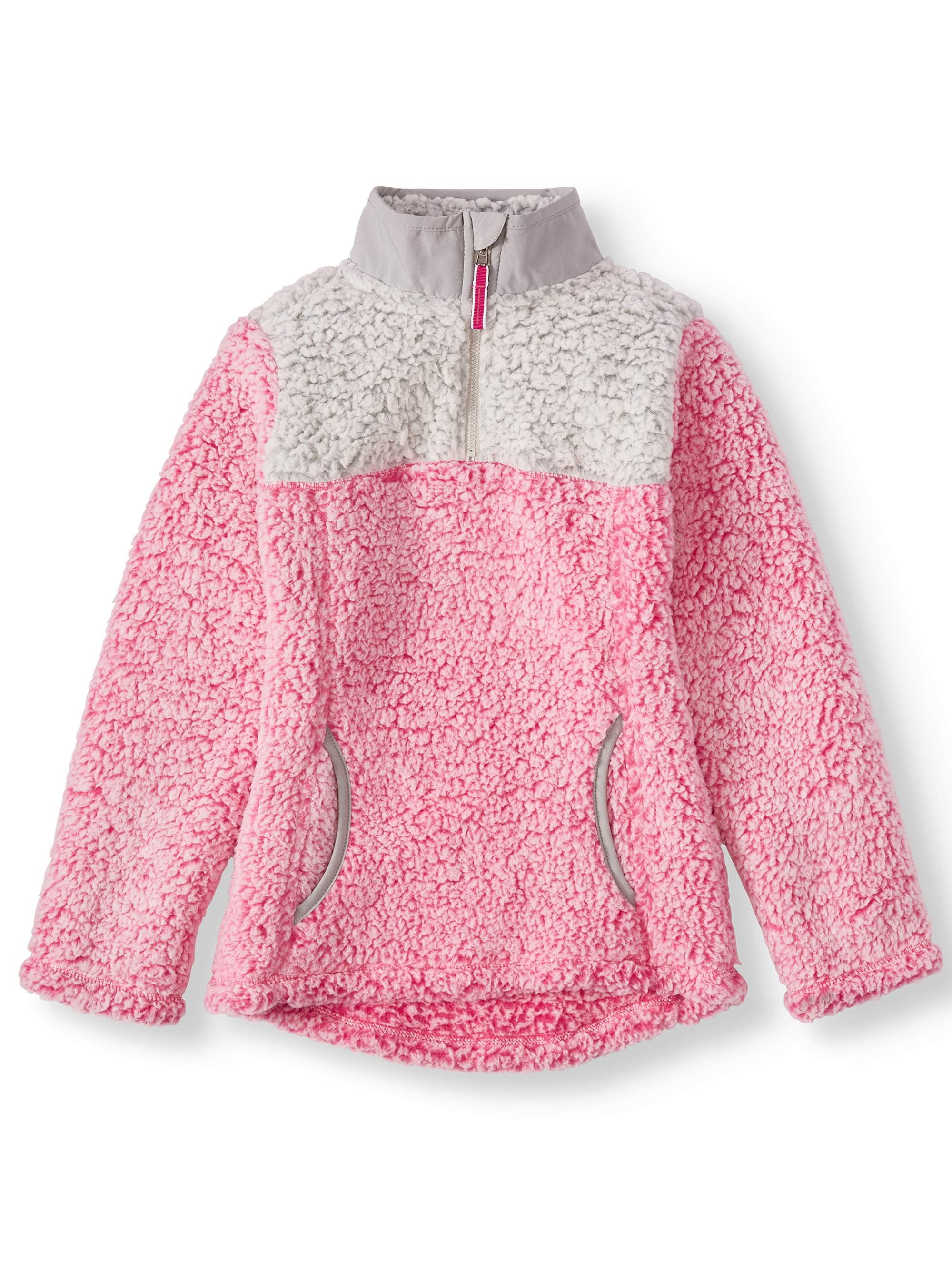 girls sherpa pullover walmart