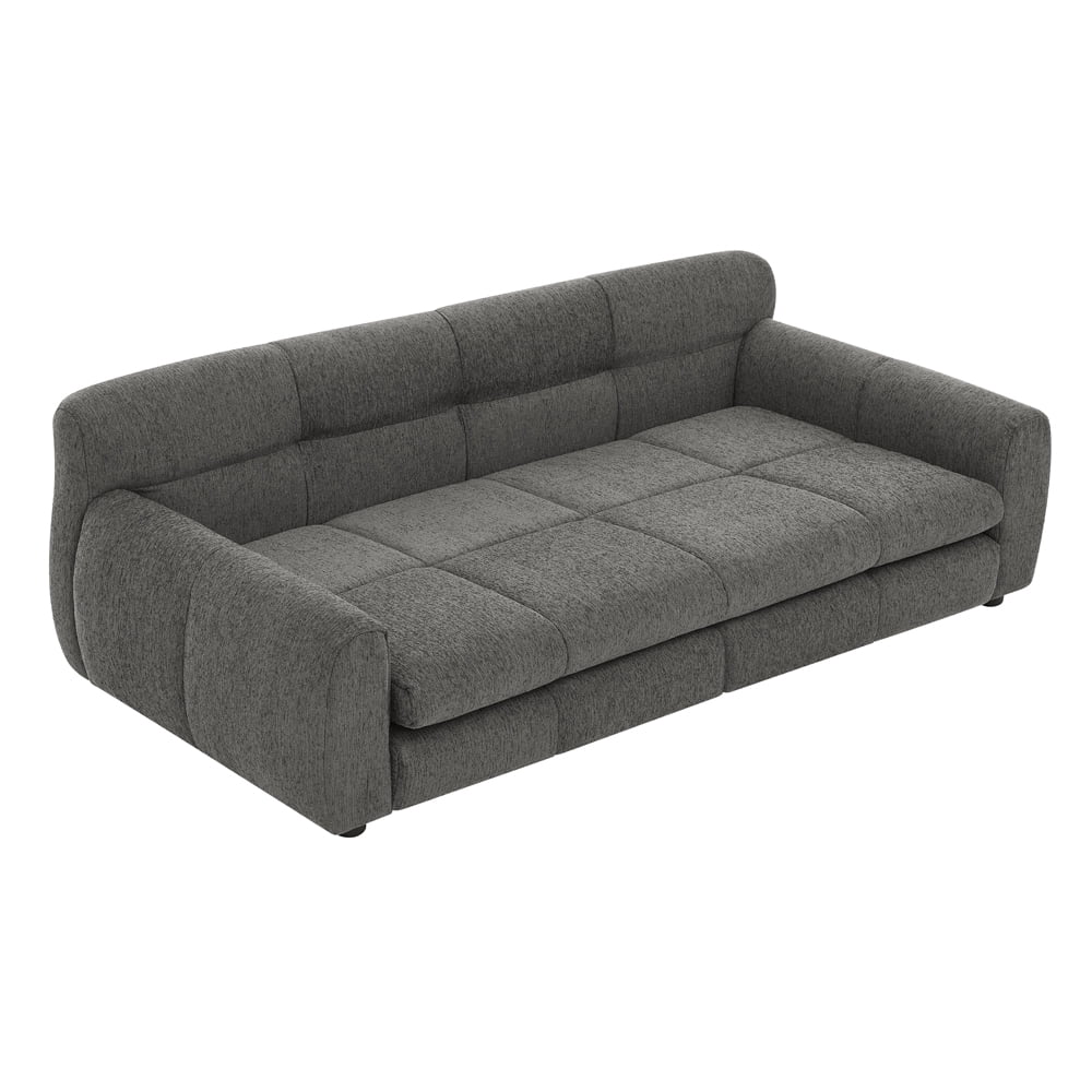 Jakoola 51" Extra-Large Pet Bed Couch, Big Dog Sofa for Large and Oversized Dogs, 43.5" Seat Width, Dark Gray