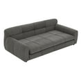 thumbnail image 3 of Large Dog Sofa Bed for Large Dogs, Linen Orthopedic Elevated Pet Bed, Modern Washable Large Dog Sofa with Backrest,DARK GREY, 3 of 10