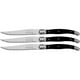 thumbnail image 1 of Cuchillo de Hoja de Acero LaguioleBlack 3 pzas 23 cm Negro Acero Inoxidable Cuchillo para carne., 1 of 3