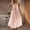 Pink, variant on Qulqfy Maxi Summer Dresses for Women 2025 Sundress Striped Blue Tie Front Casual Tea Party Dresses Dresses for Ladies L