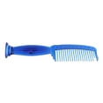 thumbnail image 1 of 22cm Plastic Coarse Teeth Scalp Massage Rake Comb for Long Thick Curly Hair Blue, 1 of 5