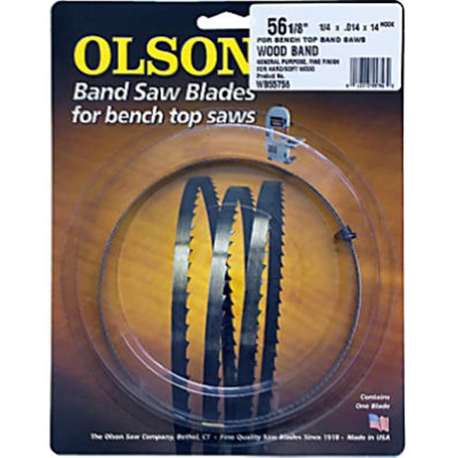 Olson Saw FB14593DB HEFB Band 6-TPI Skip Blade 1/4 By .025 93-1/2-Inch Hand 