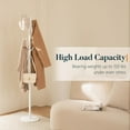 thumbnail image 6 of Coat Rack Freestanding with Natural Marble Base - Coat Tree with 8 Hooks Heavy Duty Coat Hanger Stand, Metal Coat Rack Stand for Jacket, Hat, Clothes & Bag, Hall Tree Hat Rack for Entryway, 6 of 18