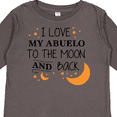 thumbnail image 4 of Inktastic I Love My Abuelo To The Moon and Back Boys or Girls Long Sleeve Toddler T-Shirt, 4 of 5