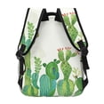 thumbnail image 4 of Fotbe Cartoon Cactus Pattern Casual Backpack for School, Travel, and Outdoor Activities - Durable, Lightweight, and Comfortable, 4 of 5