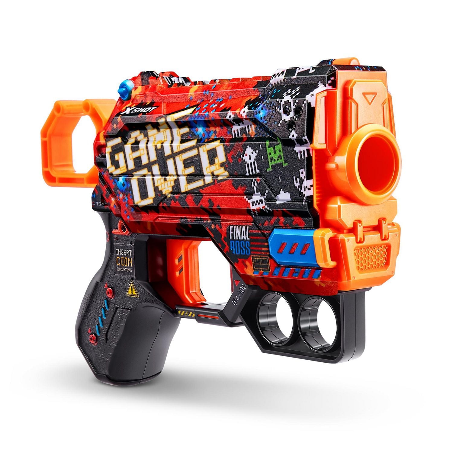XSHOT Skins Menace Dart Blaster - Game Over (8 Darts) by ZURU