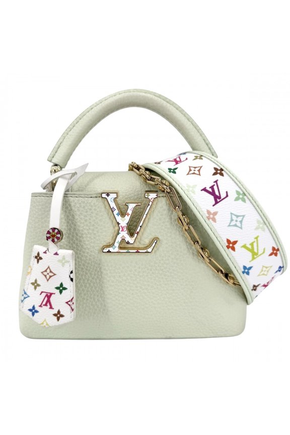 Pre-Owned Louis Vuitton Women's Takashi Murakami Capucines Mini Handbag Shoulder Bag Crossbody...