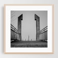 thumbnail image 2 of Some Kind of Portal - Astoria Oregon Photography Architecture Black and White Minimalist Bridge Geometric Modern Art Cityscape Unframed Wall Art Print 18 x 18 inches, 2 of 8