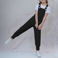 thumbnail image 6 of ZZwxWA Girls Overalls Kids Casual Sleeveless Jumpsuits Harem Pants Rompers with Pockets 5-14 Years Sale, 6 of 6