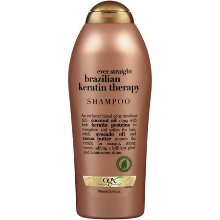 Organix Keratin Shampoo with Pump, 25.4 Fl Oz (Best Drugstore Shampoo For Oily Roots Dry Ends)