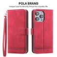 thumbnail image 2 of Leather Flip Wallet Case For iPhone 15 Pro Max 15Pro 15Plus 14ProMax 14Pro 14Plus 13 13ProMax 12 ProMax 12 Mini 11 11ProMax Xs Max XR 7 8 SE Leather Case Card Slot Protect Cover, 2 of 17