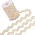 thumbnail image 1 of Cinta ondulada de 12.5 yardas (11.5 metros) de 1/2 pulgada (12.7 cm) de grosor, color beige. Incluye carrete., 1 of 9