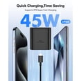 thumbnail image 2 of Cargador Ryaobwu USB-C de 45 W, paquete de 2 unidades para Samsung Galaxy S25 Ultra, 2 of 8