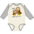 thumbnail image 3 of Inktastic Owl Always Love You- cute owl family Boys or Girls Long Sleeve Baby Bodysuit, 3 of 5